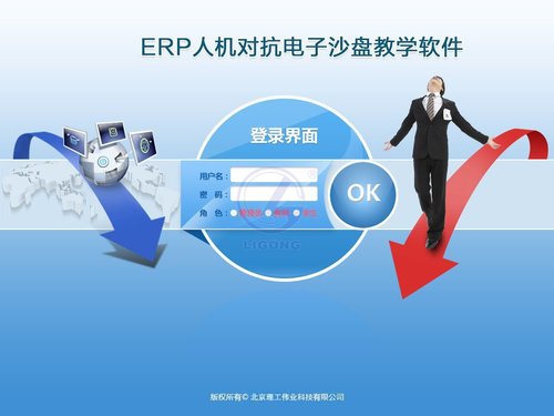 ERP企業經營管理沙盤（電子+物理）人機對抗